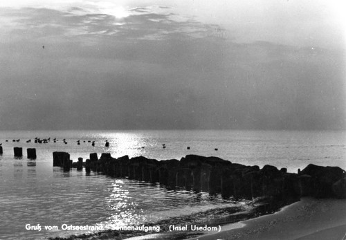 Ansichtskarte insel usedom - ansichtskarte,