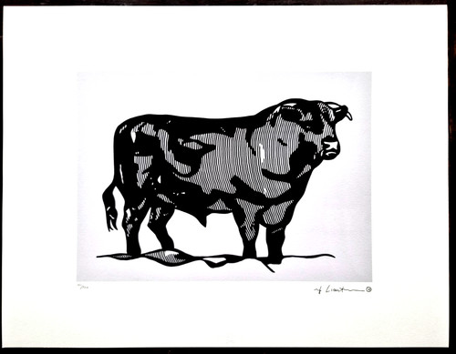 Roy lichtenstein bull - -,