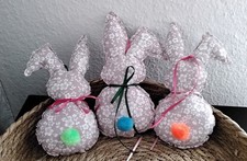 Osterdeko! 3er Set Häschen