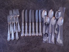Wilkens DRESDNER BAROCK Menübesteck 6 Personen 18 Teile Echtsilber 800er TOP