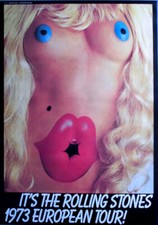 ROLLING STONES - 1973-00-00 - John Pasche - European Tour - Poster