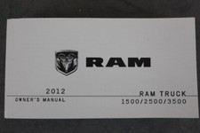 DODGE RAM 1500 - 2500 - 3500  Betriebsanleitung "2012" Owner`s Manual "Englisch"