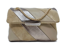 ITALY ★ EDELE ECHT LEDER CLUTCH LEDERTASCHE  SCHULTERTASCHE UMHÄNGETASCHE NEU