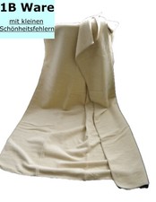 1b Biederlack Baumwoll Dralon Wohndecke Kuscheldecke 150x200 cm natur