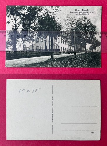 Geyer erzgebirge um 1930 - ak,