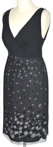 Zero kleid schwarz weiß - gr.42,