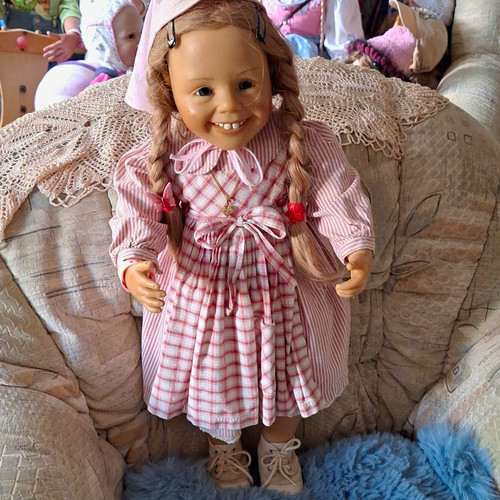 Künstlerpuppe mädchen blond - mädchen,