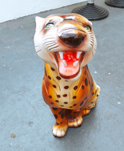 Keramik figur leopard - keramik,