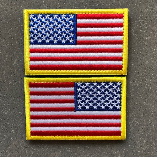 Paar flagge reverse usa - 1x,