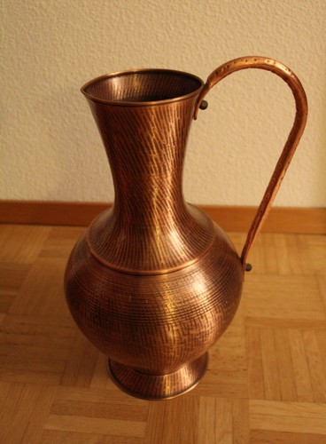Sks design kupfer bodenvase - design,
