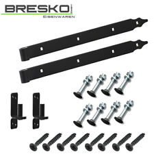 Ladenband Torband Kloben und Schrauben Set Scharniere Türband Türbänder schwarz