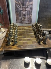 Vintage Schachspiel Messing