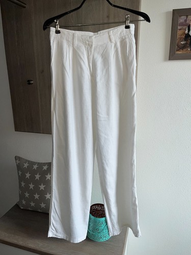 Leinenhose damenhose weiß - h&m,