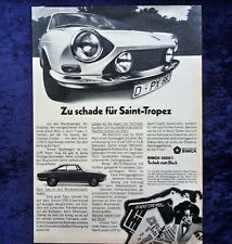 Simca 1200 S Coupe,  originale Werbung aus 1969