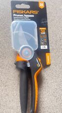 Fiskars X-series Bypass-Gartenschere L P961 Power Gear, Gartenwerkzeug, Stahl