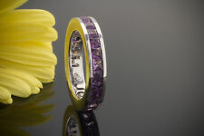 Memoire Ring noor feel the Diamond Amethyst Ring in 750er Weißgold Gr53 Schmuck 