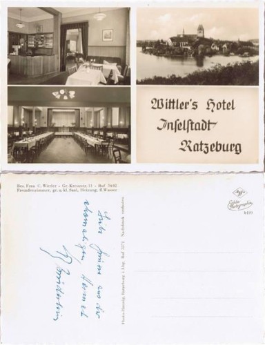 Ansichtskarte ratzeburg - ansichtskarte,
