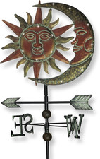 Sun & Moon Face Solar Outdoor