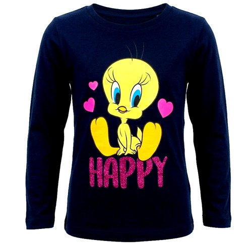Tweety 128 shirt glitzer - 128,