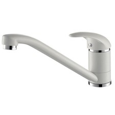 Küche Wasserhahn Küchenarmatur ECO 2561 weiß mit langen Auslauf Spültisch