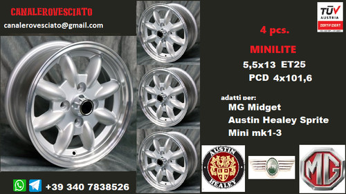 Minilit alufelgen austin - 13,
