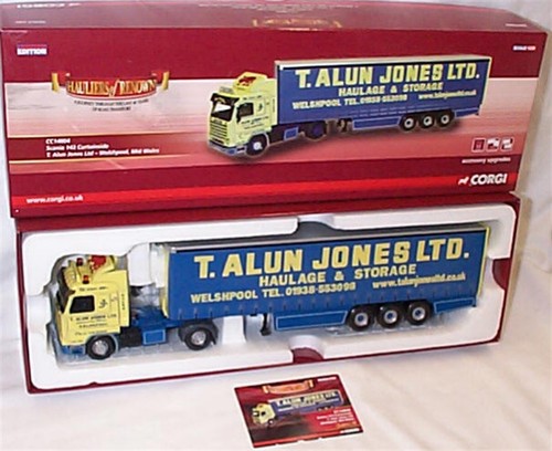 Scania 143 curtainside alun - 143,