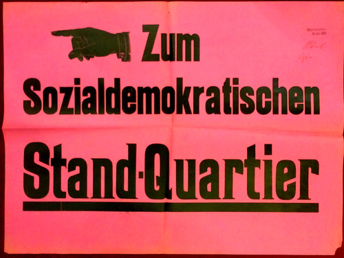 Wahlplakat zum - wahlplakat, „zum