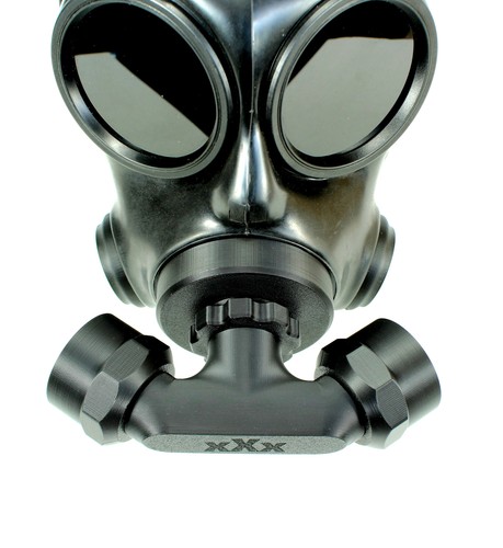 Gasmasken winkel adapter - winkel, t-adapter
