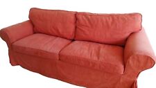 IKEA EKTORP Bettsofa - 3 Sitzer - Rot