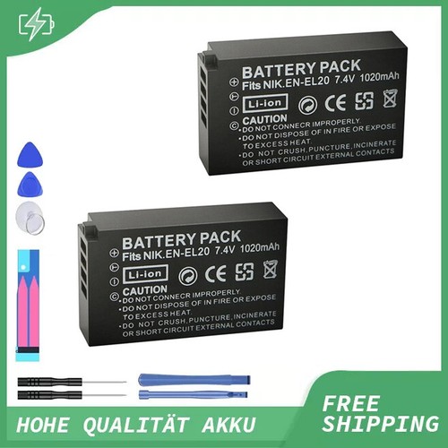 Akku für nikon j2 j3 - 2x, 1