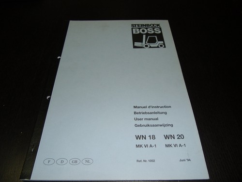 Betriebsanleitung gabelstapler - betriebsanleitung,