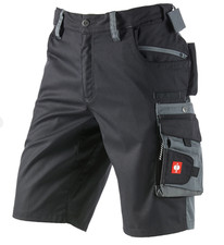 Engelbert Strauss e.s.motion Shorts – Graphite/Zement, Größe 46