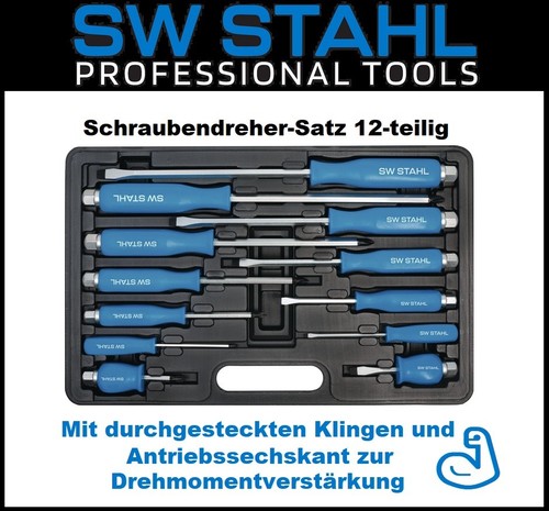 Stahl schraubendrehersatz - sw,