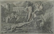 Kupferstich Achilles Hector