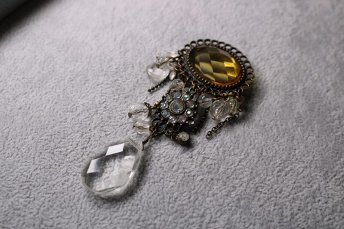 Vintage statement brosche - statement,