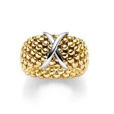 Flex-Ring Gelbgold 14 mm breit