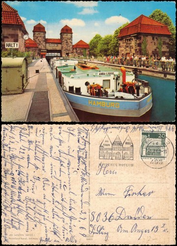 Ansichtskarte minden - ansichtskarte,