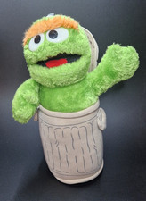🐦‍🔥 Sesamstrasse Oskar Stofftier Plüsch Mülltonne Vintage Muppets Barrio Sesam