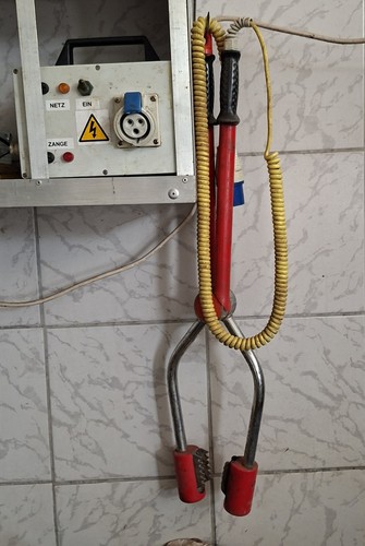 Betäubungszange und trafo - betäubungszange,