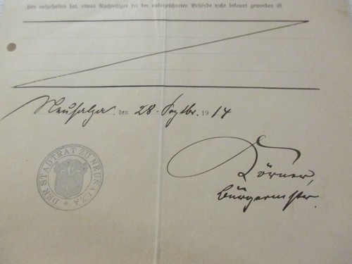1914 neusalza bürgermeister - neusalza,