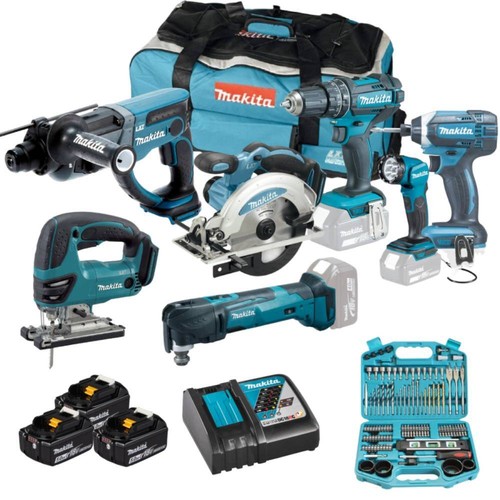 Makita 18v tlg - 18v, 7-tlg