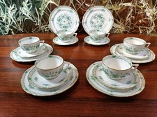 RAYNAUD LIMOGES France FLEURIE edles 18 teiliges Tee- Kaffeeservice / 6 Personen
