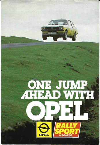 Dot opel kadett e works - opel, gt/e