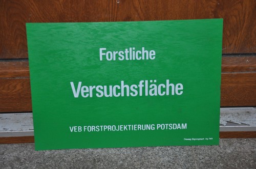 Altes schild ddr - altes, ddr,forstliche
