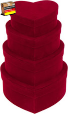 Herzförmige geschenkboxen set - herzförmige,