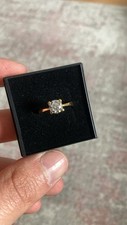1ct Synthetisch Hergestellt Diamant in 18K Gold