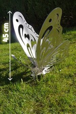 Schmetterling edelstahl - 3d,