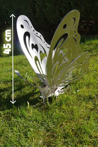 Schmetterling edelstahl - schmetterling, 3d