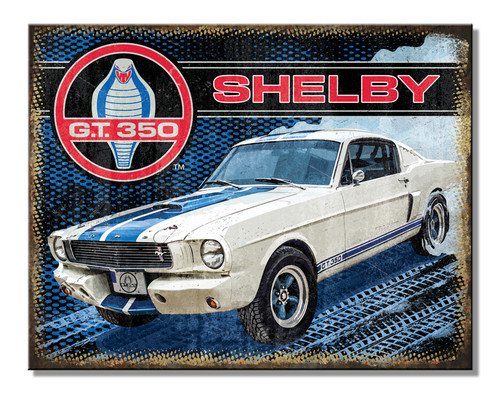 Blechschild ford shelby - blechschild,
