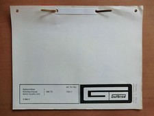 ORIG. Ersatzteilliste GUTBROD Balken-Mäher BM 70 auch Motor AV 520 Ausgabe 1975